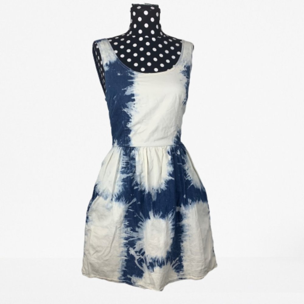 American Eagle Bleached Denim Dress Size 2